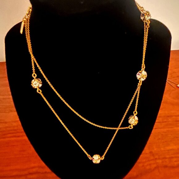 Gorgeous Kate Spade 2 Layer Necklace with Stones. - Picture 1 of 15